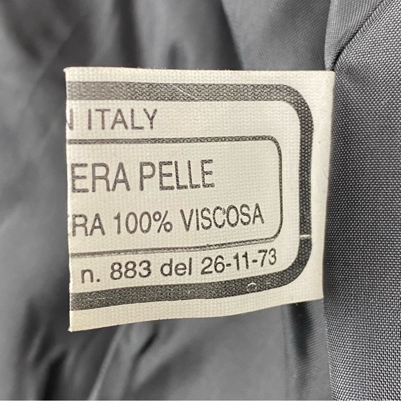 Taurus Firenze size Medium Women’s Black Leather Button Up Jacket - Picture 7 of 8